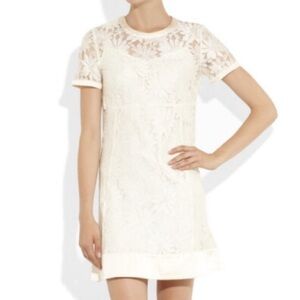 NWT Marc By Marc Jacobs Lilly Cream Lace Short-Sleeve Dress Size 8